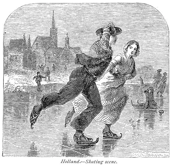 Holland skatting secen engraving 1875
