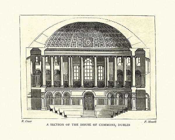 House of Commons, Dublin, Ireland, 19th Century