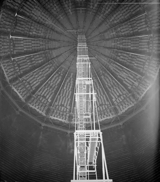 Framed Print : Inside A Gasometer: Hulton Archive Print Framed Print : Inside A Gasometer: Hulton Archive Print