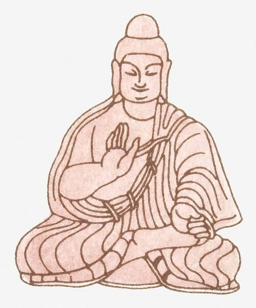 Illustration of Gautama Buddha