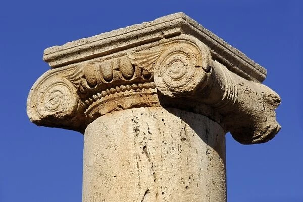 Ionic capital Leptis Magna Libya