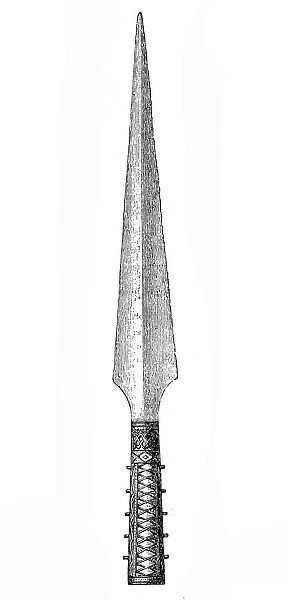 Iron spear-head. Gotland