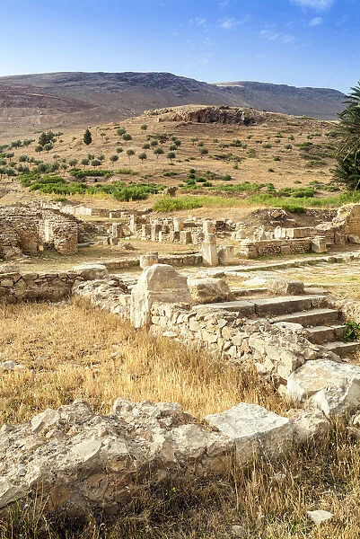 Isis temple, Roman ruins of Bulla Regia, Tunisia