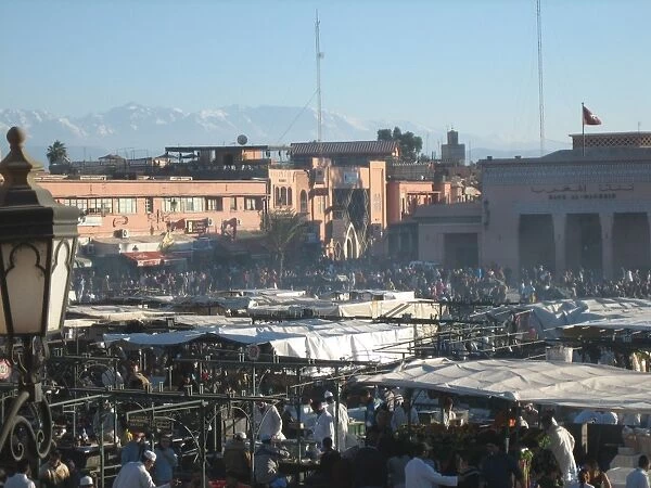 Jemaa el-Fnaa square in Marrakech