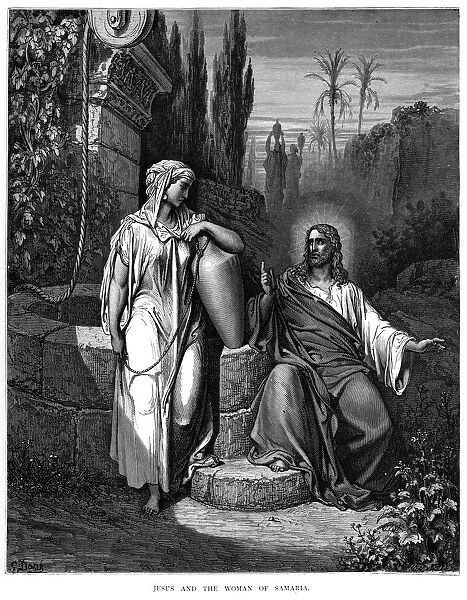 Jesus and the woman of Samaria 1870