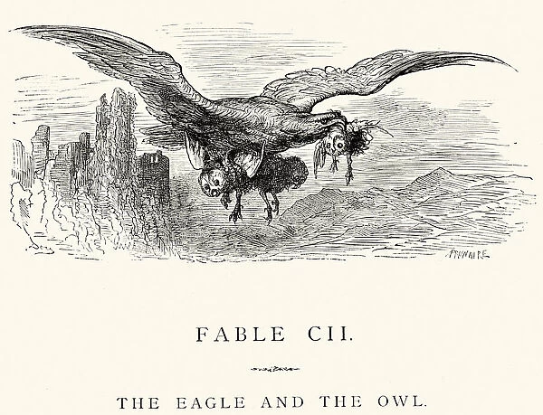 La Fontaines Fables - Eagle and the Owl
