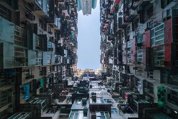 local apartment building in Hong Kong