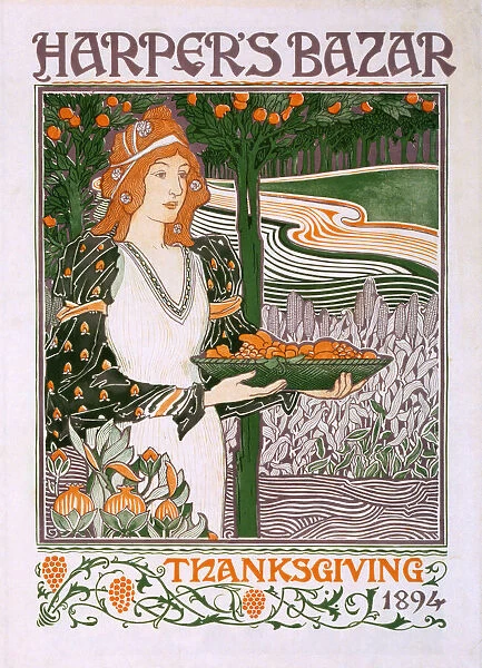 Magazine Cover for Thanksgiving 1894