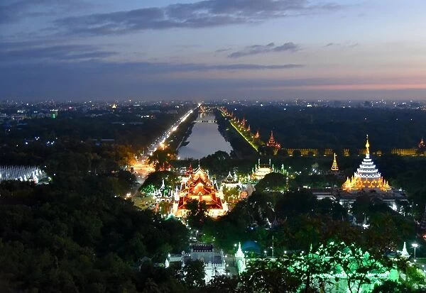 Mandalay by night