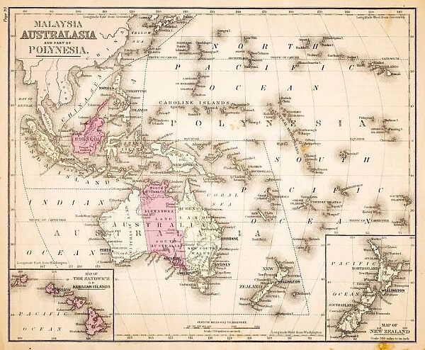 Map of Australia 1883
