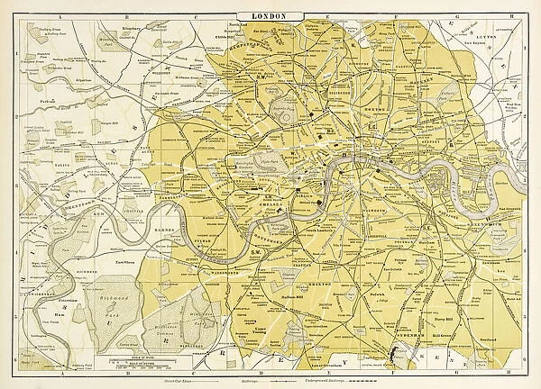 Map of London 1894