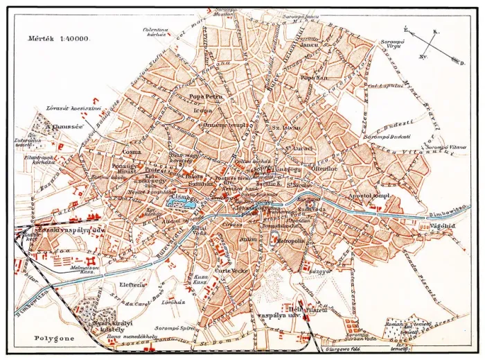 Framed Print : Bucharest Historical Map Print Framed Print : Bucharest Historical Map Print