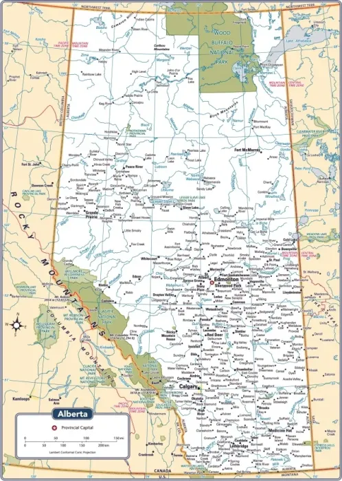 Framed Print : Alberta Provincial Map Print Reference Maps 103745689 Framed Print : Alberta Provincial Map Print Reference Maps 103745689