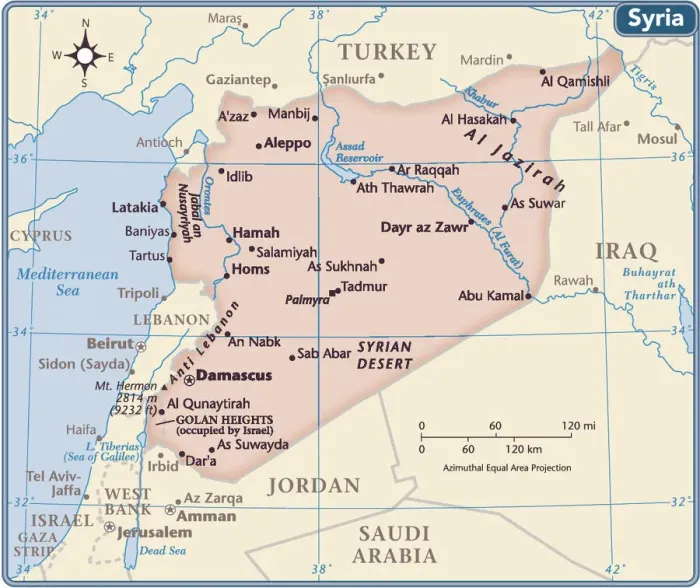 Framed Print : Syria Country Map 2011 Print (Reference Maps) Framed Print : Syria Country Map 2011 Print (Reference Maps)