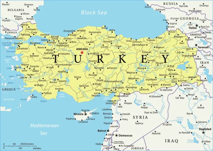 Framed Print : Turkey Reference Map Print 966251888 Framed Print : Turkey Reference Map Print 966251888