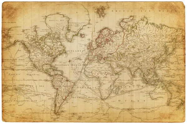 1800 Map Of The World