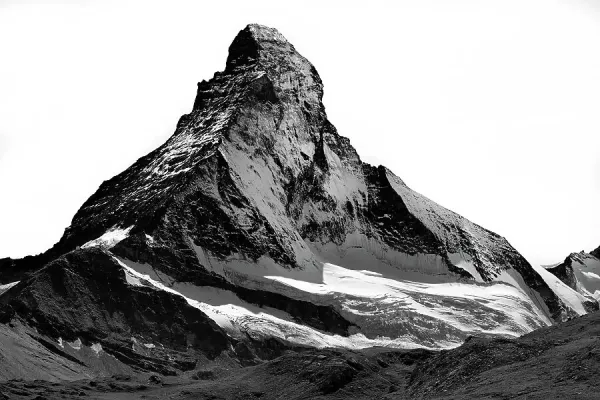 Matterhorn North Face Black and White Art Prints, Posters