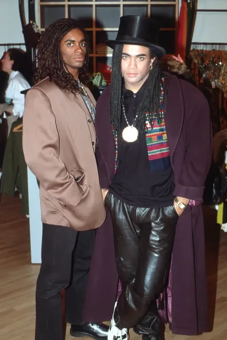 Framed Print : Milli Vanilli Portrait Print 1989 Framed Print : Milli Vanilli Portrait Print 1989