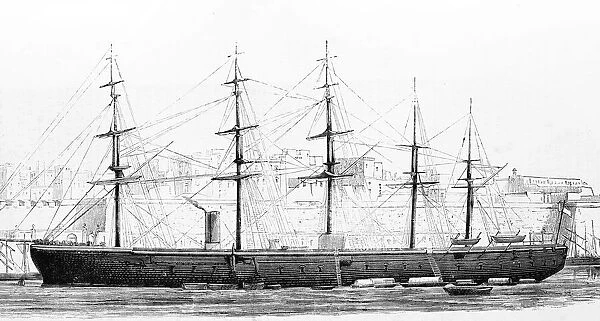 'Minotaur'English ship in Malta