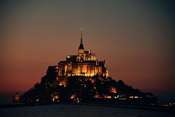 Mont Saint Michel by night