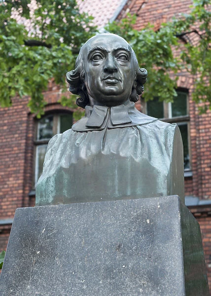Monument to Johann Gottfried Herder at the Cathedral, Vecpilseta, Riga, Riga pilseta, Latvia