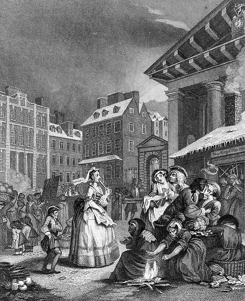 Morning, Times of the Day, by William Hogarth
