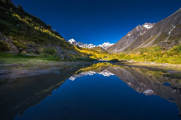 Mt. cook with reflection