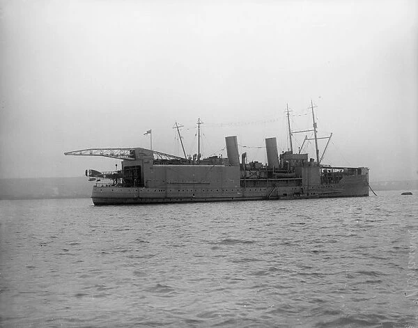 Nairana. March 1919: The British warship HMS Nairana, a seaplane carrier converted