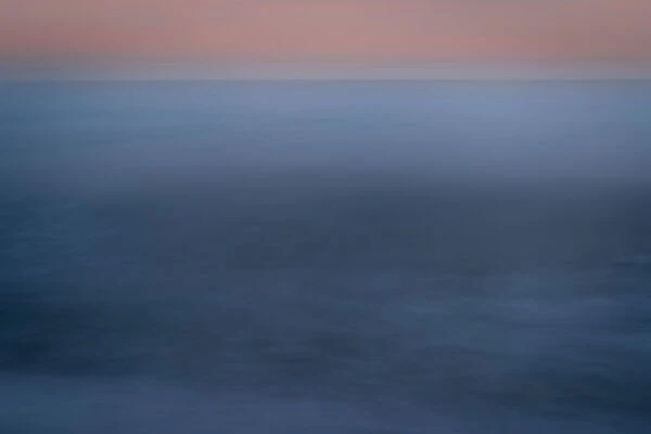 Ocean seascape at sunrise, Cape May National Seashore, New Jersey