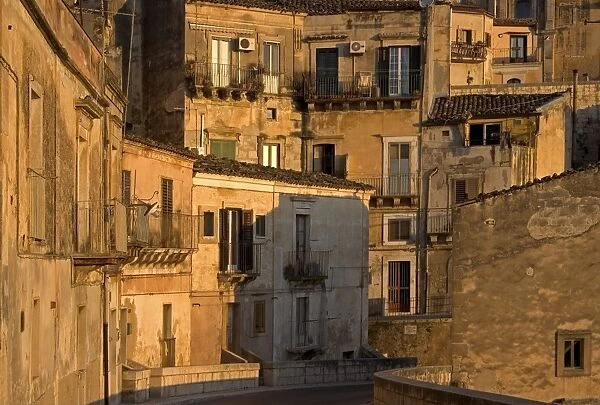 Old town of Ragusa Italy