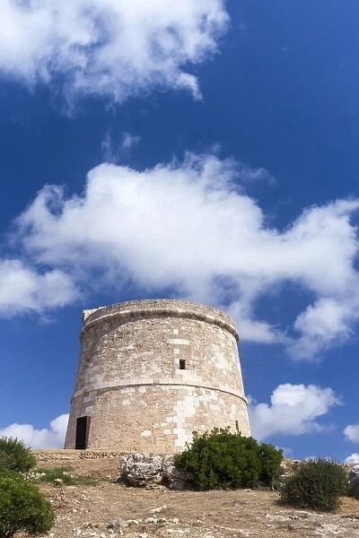 Old watchtower, Son Ganxo, Menorca, Balearic Islands, Spain