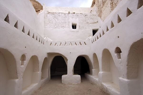 Patio in the old town of Ghadames, UNESCO world heritage, Libya