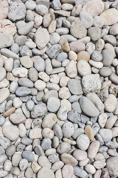Pebbles in Torrent de Pareis Gorge, Cala de Sa Calobra Bay, Sa Calobra, Tramuntana Mountains, Majorca, Balearic Islands, Spain, Europe