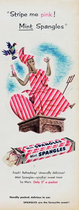 Framed Print : Mint Spangles Print 1954