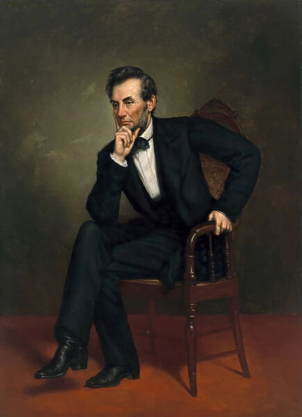 Portrait of Abraham Lincoln, 16th US President