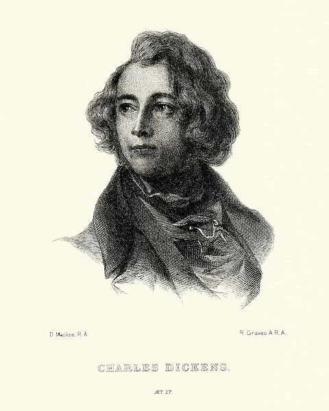 Portrait of Charles Dickens
