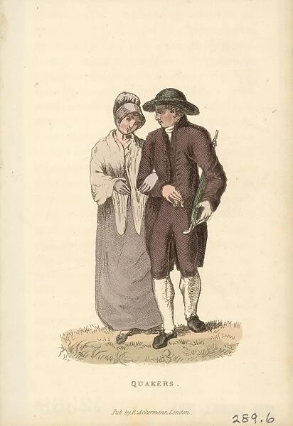 Portrait Of A Quaker Couple