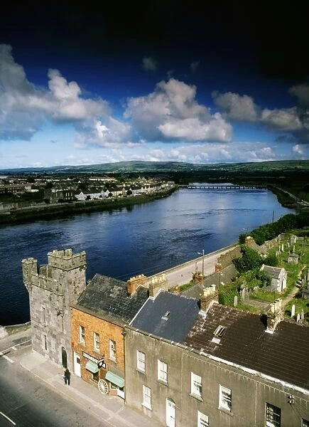 Portrait View of Limerick City & the River Shannon