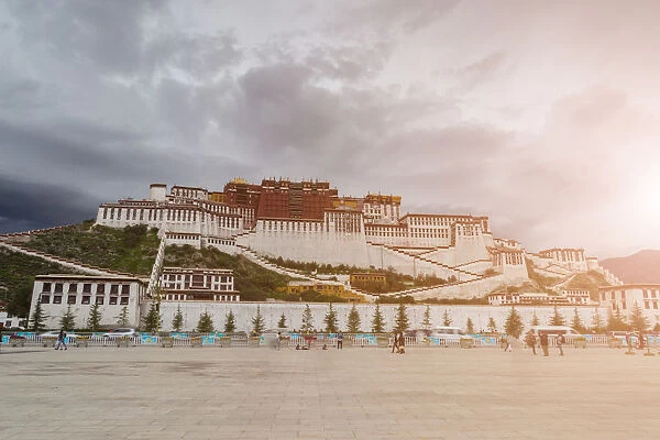 The Potala Palace in Sunlight, Lhasa, Tibet, China