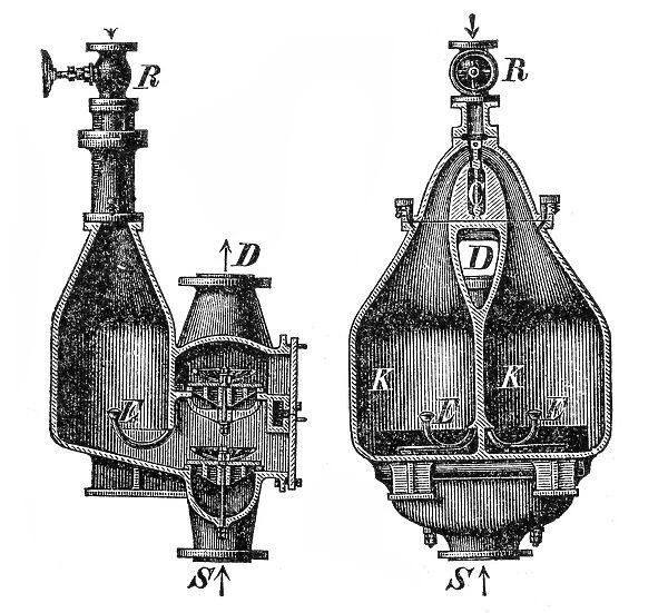 Pulsometer steam pump