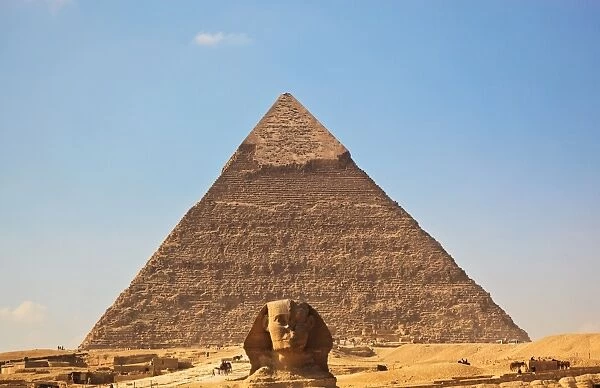 Pyramid of Khafre and Great Sphinx of Giza