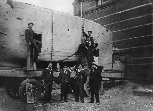 Rescued. circa 1890: Wilhelm Bauers first U-boat