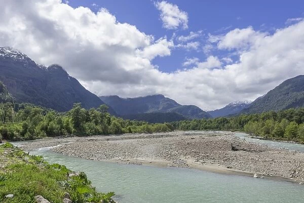 Rio Ventisquero, Parc National Queulat, Puerto Puyuhuapi, Aysen, Chile
