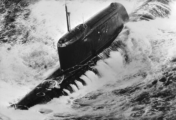 K-19. The Russian Hotel class nuclear submarine K-19 pictured 700 miles