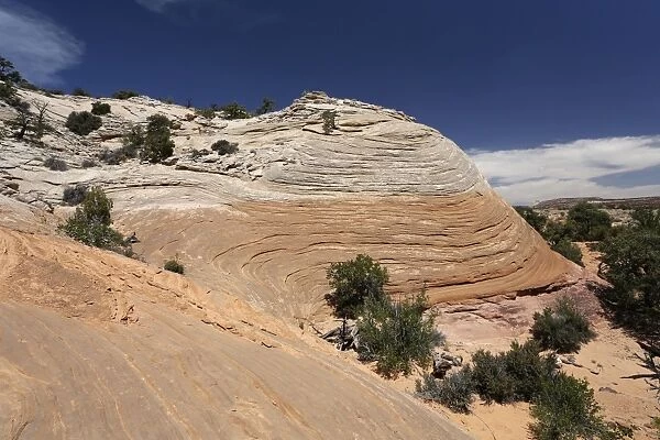Sandstone layers in the Grand Staircase, Escalante National Monument, Utah, USA