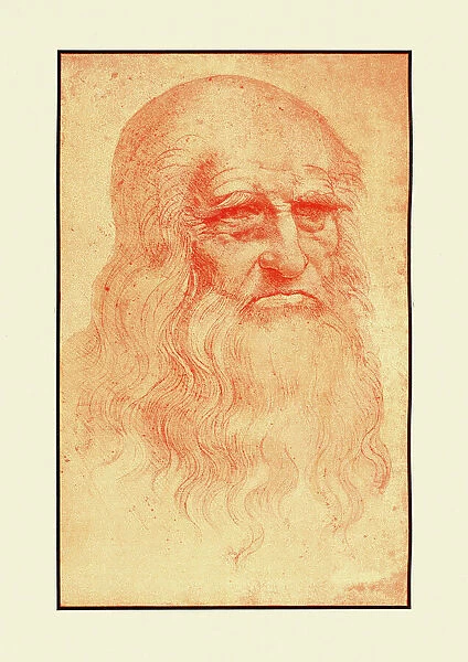 Self Portrait of Leonardo Da Vinci