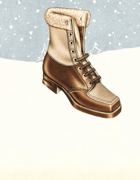 Snow boot. http: /  / csaimages.com / images / istockprofile / csa_vector_dsp.jpg