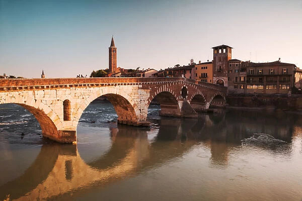 Stone bridge in Verona