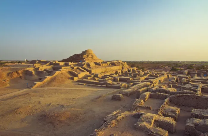 Framed Print : Sunset at Mohenjo-daro Print Framed Print : Sunset at Mohenjo-daro Print