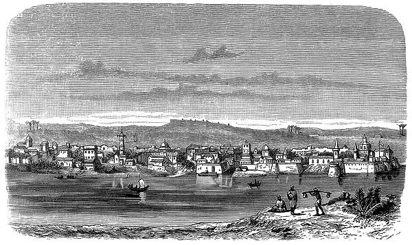 Surat, capital of Gujarat, India in the 16th century
